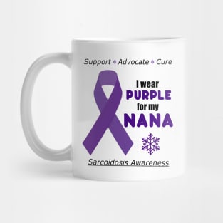 I Wear Purple for my Nana Mug